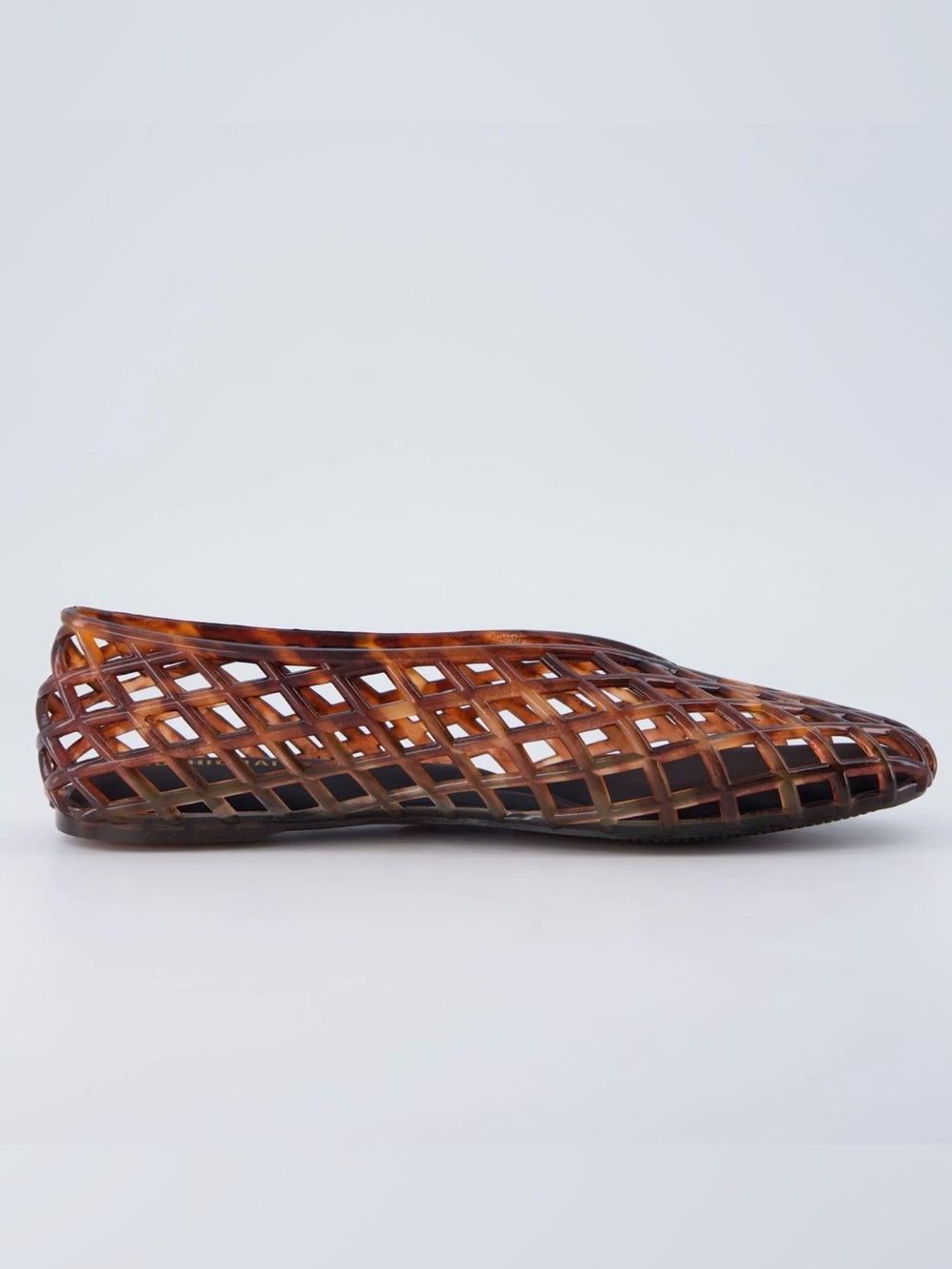 NWOT Cushionaire Siesta Lattice Ballet Flats Jelly Tortoise fits US size 8 🤎🪼🥿🖤 - Picture 6 of 9